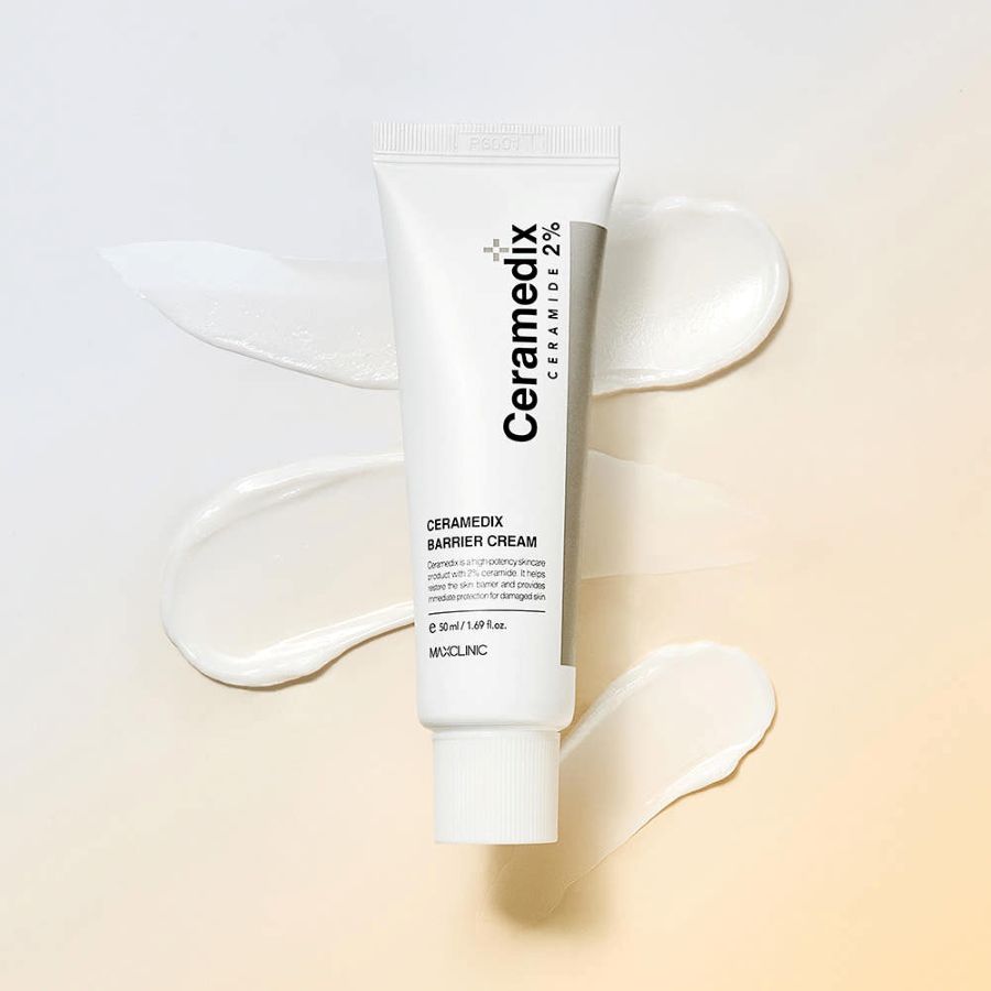 MAXCLINIC Ceramedix Barrier Cream 50ml white tube face moisturizer Seoulia on Tampa Home & Garden Store