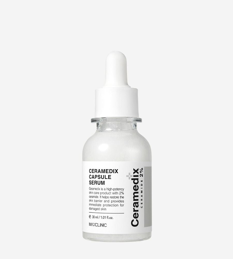 MAXCLINIC Ceramedix Capsule Serum dropper bottle with white label and black text, 30 ml on Tampa Home & Garden Store