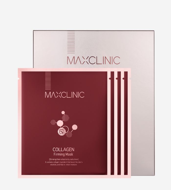 MAXCLINIC Collagen Firming Mask set in pink sachets, 18g x4ea by Seoulia on Tampa Home & Garden Store