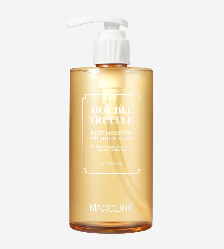 MAXCLINIC Double Truffle Deep Moisture Oil Body Wash amber bottle with white pump 300g on Tampa Home & Garden Store
