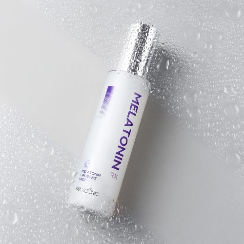 MAXCLINIC Melatonin Shot Mist RX toner bottle, white with purple text and silver cap, 100ml on Tampa Home & Garden Store