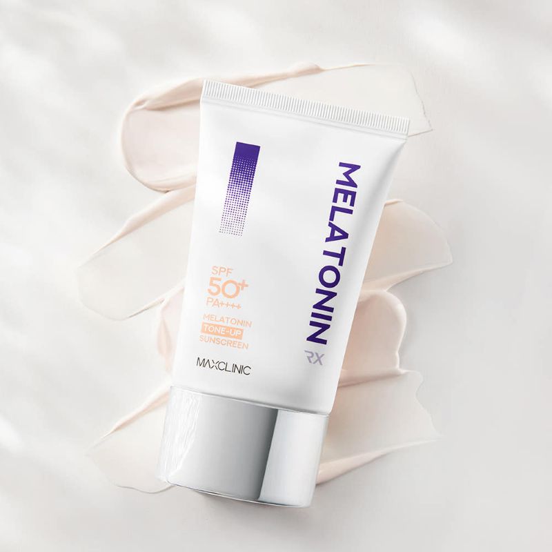 MAXCLINIC Melatonin Shot Tone-Up Sunscreen RX SPF50+ PA++++ 50ml on Tampa Home & Garden Store