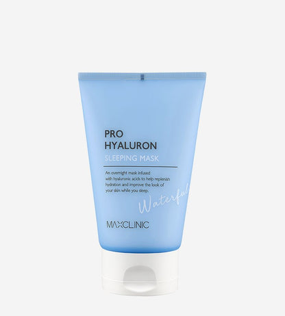 MAXCLINIC Pro Hyaluron Sleeping Mask 120ml blue tube with white cap on Tampa Home & Garden Store