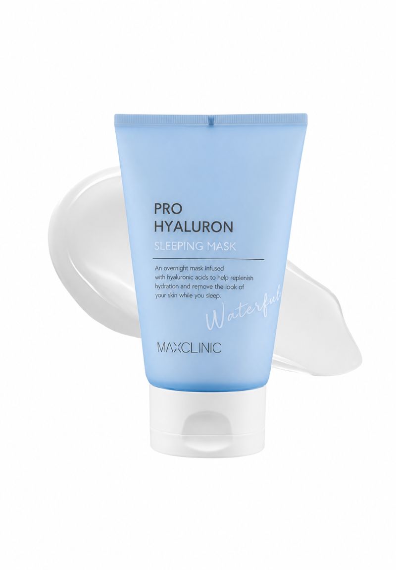 MAXCLINIC Pro Hyaluron Sleeping Mask blue tube 120ml with white cap on Tampa Home & Garden Store