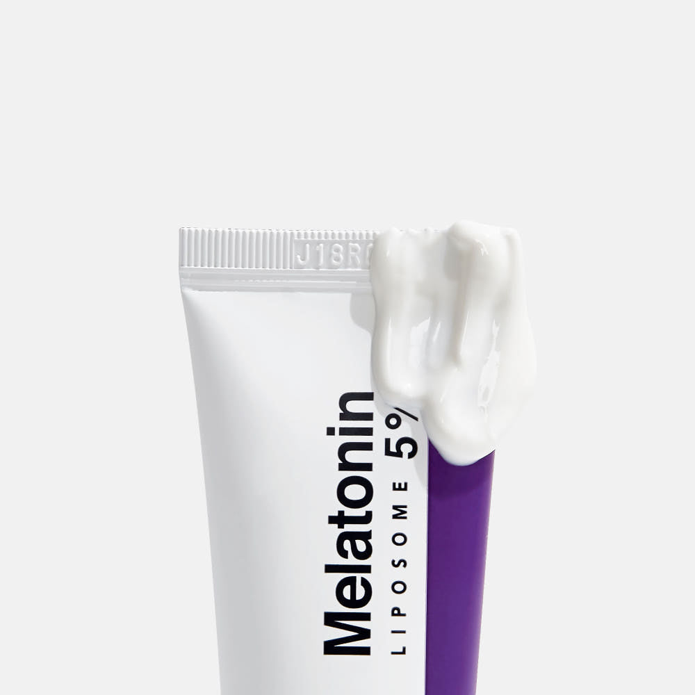Melatonin cream tube white with purple cap MAXCLINIC Time Return 25g on Tampa Home & Garden Store
