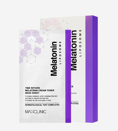 MAXCLINIC Melatonin Cream Toner Mask, Time Return, 27ml x5, white packaging, 2-pack on Tampa Home & Garden Store