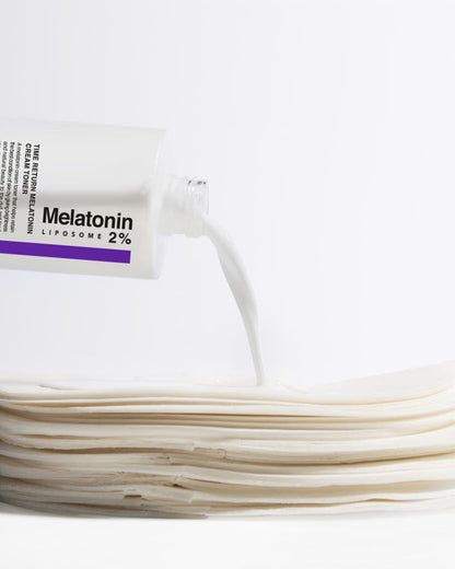 Melatonin cream toner mask 27ml x5, tube pours cream over sheets Liposome 2% purple Tampa Store on Tampa Home & Garden Store