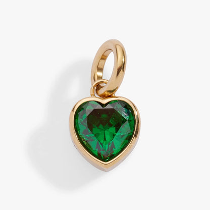 May Hope Birthstone Charm with Emerald Stone