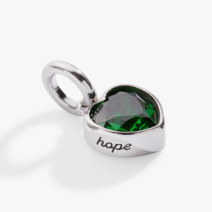 May Hope Birthstone Charm with Emerald Stone