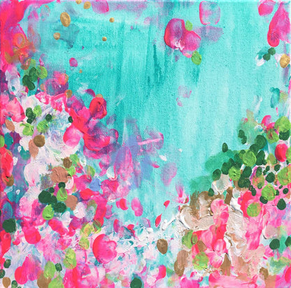 Lámina artística May Garden – Arte floral de pared en papel de archivo