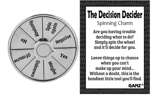 Decider Spinning Charm - Tampa Home & Garden Store