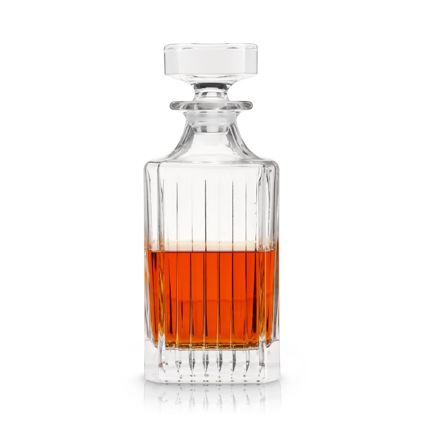 Viski Milo and Classic Crystal Liquor Decanter