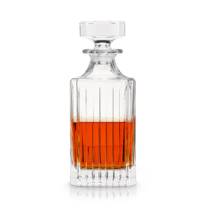 Viski Milo and Classic Crystal Liquor Decanter