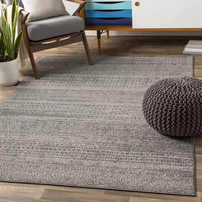 Mckinney Area Rug gray geometric pattern Boutique Rugs clearance on Tampa Home & Garden Store