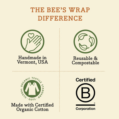 Envoltura de comida Bee's Wrap - Envoltura de pan Meadow Magic