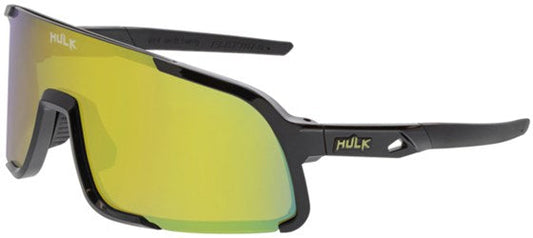 Hulk® HK4 Series Black Frame Safety Glasses Polarized Gold Mirror Lens MAX3® Scratch Resistant Coated - Tampa Home & Garden Store