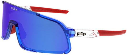 Hulk® HK4 Series Bomb Pop Frame Safety Glasses Polarized Blue Diamond Mirror Lens MAX3® Scratch Resistant Coated - Tampa Home & Garden Store