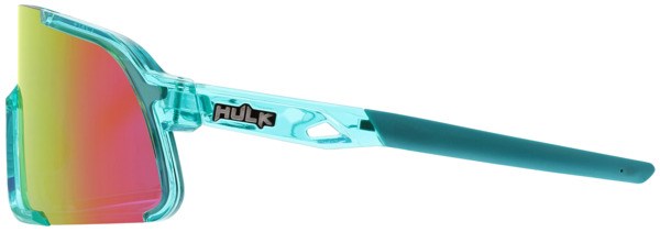 Hulk® HK4 Series Coral Glow Frame Safety Glasses Polarized Pink Mirror Lens MAX3® Scratch Resistant Coated