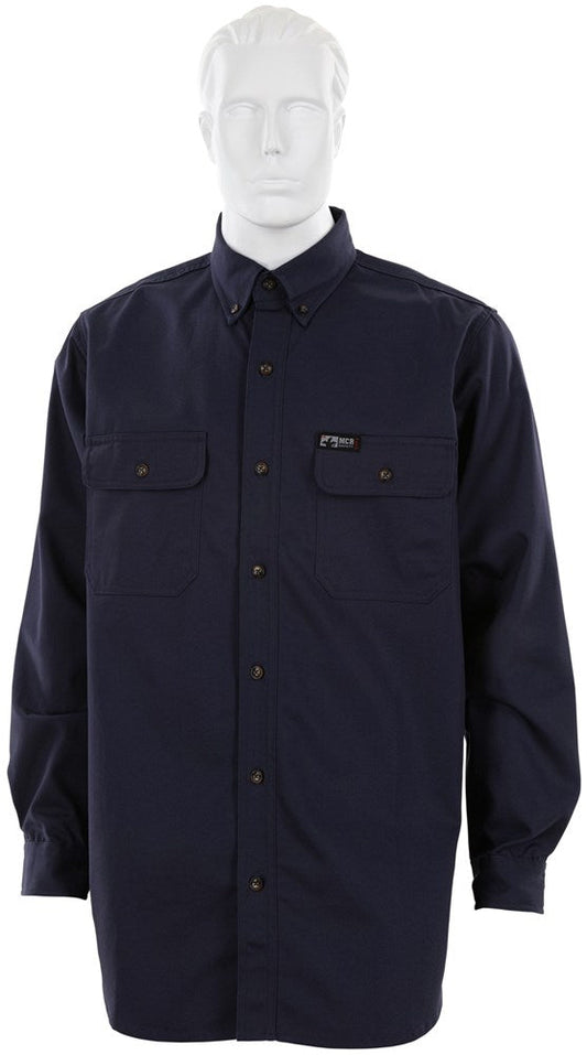 FR Long Sleeve Button Up S1 - Navy - Tampa Home & Garden Store