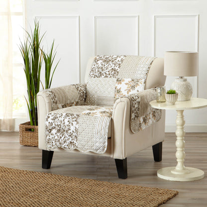 Reversible Floral Patchwork Furniture Cover