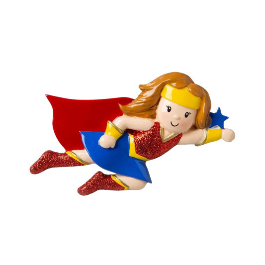 Girl Super Hero - Ornament - Tampa Home & Garden Store