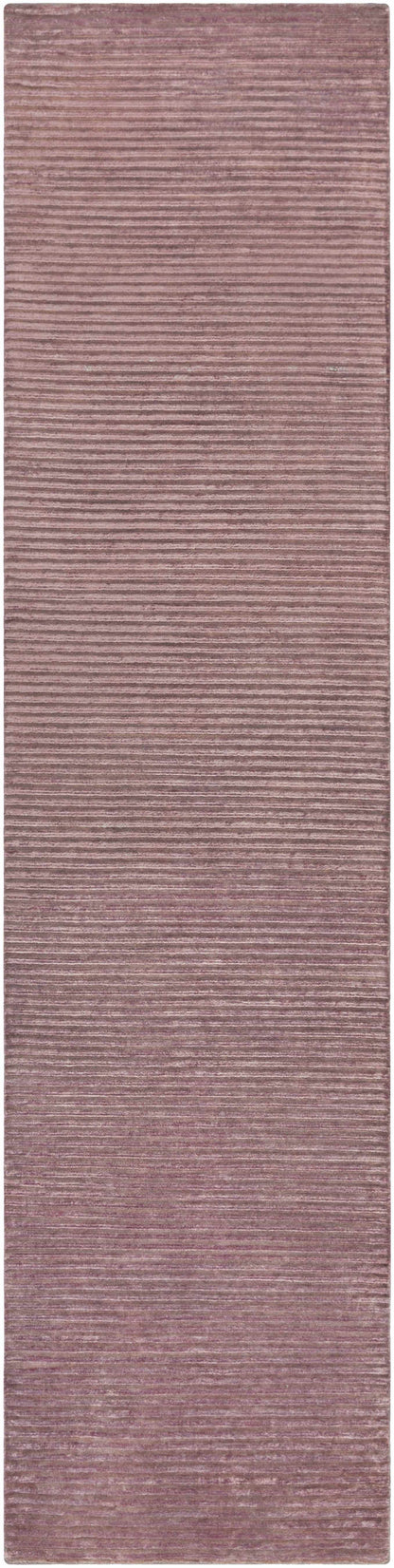Meador area rug runner by Boutique Rugs in dusty rose with ribbed texture clearance on Tampa Home & Garden Store
