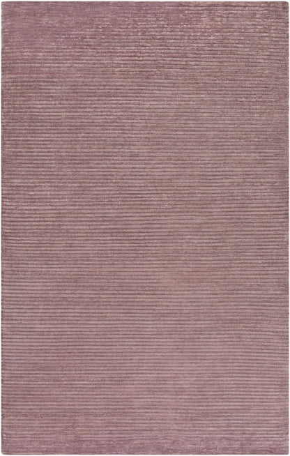 Meador Area Carpet rug in dusty rose with horizontal ribbed texture, clearance on Tampa Home & Garden Store