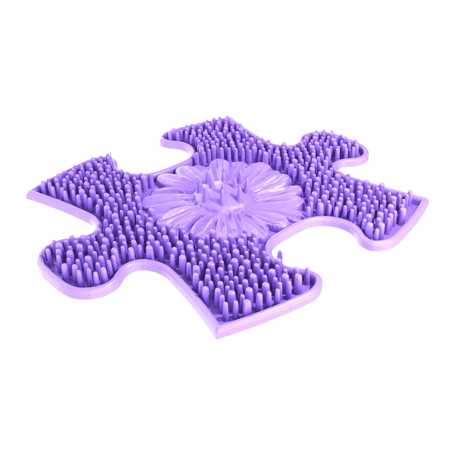 Purple sensory playmat set by TINNITOTS with textured bubble mats and flower edges 3-piece on Tampa Home & Garden Store