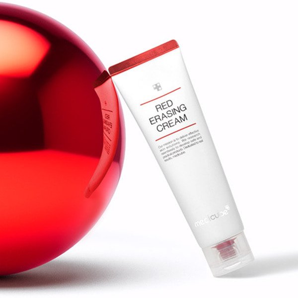 medicube Red Erasing Cream 2.0 50ml white tube with red cap, Seoulia face moisturizer on Tampa Home & Garden Store