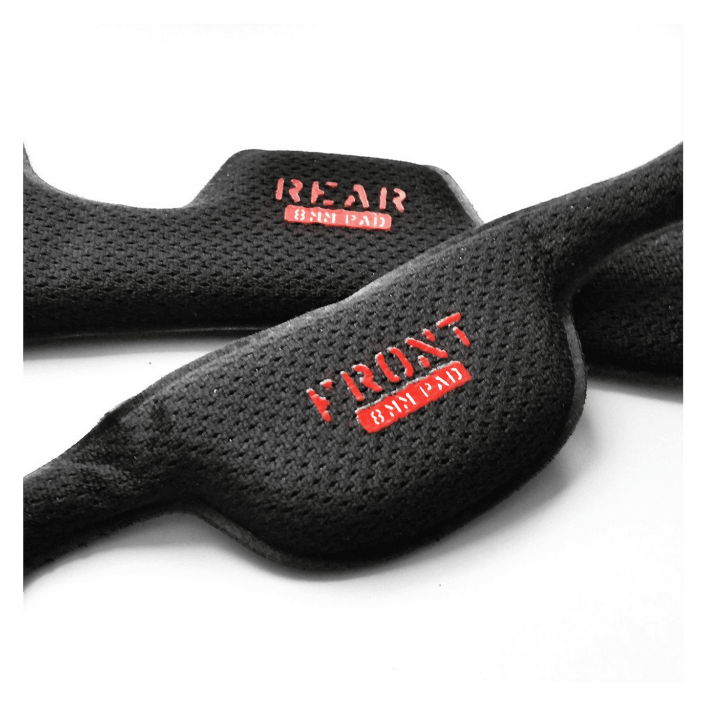 Camo Blue helmet strap close-up on black textured fabric with red Melon tag on Tampa Home & Garden Store