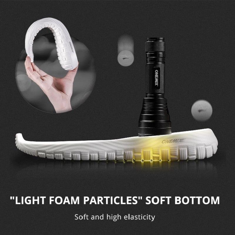 White athletic shoe sole with light foam particles and soft bottom on Tampa Home & Garden Store