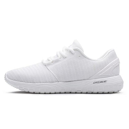 Men's Stevvex white mesh running shoes ST85SH4510EEF lightweight athletic sneakers on Tampa Home & Garden Store