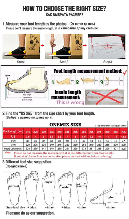 Stevvex men blue running shoes size guide infographic with foot length chart on Tampa Home & Garden Store
