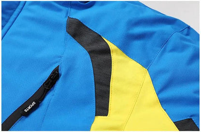 Men's Blue Winter Outdoor Jacket Waterproof