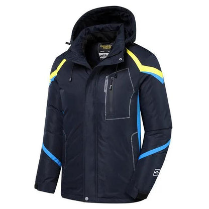 Men's Blue Winter Outdoor Jacket Waterproof
