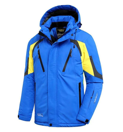 Men's Blue Winter Outdoor Jacket Waterproof