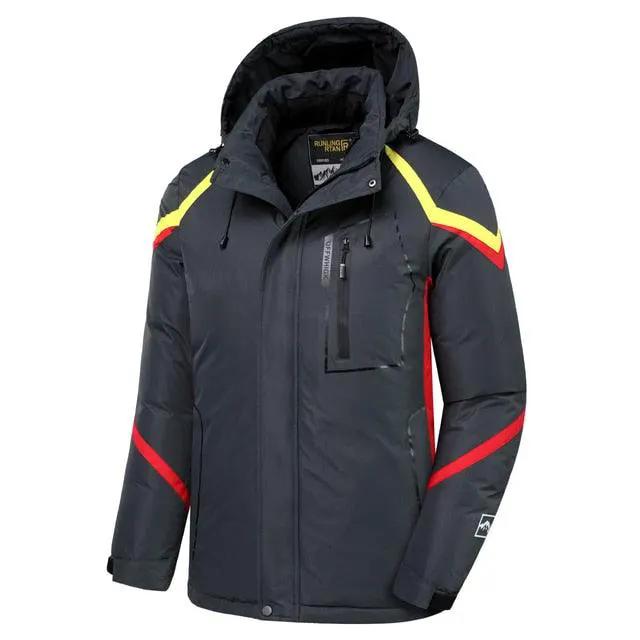 Men's Blue Winter Outdoor Jacket Waterproof