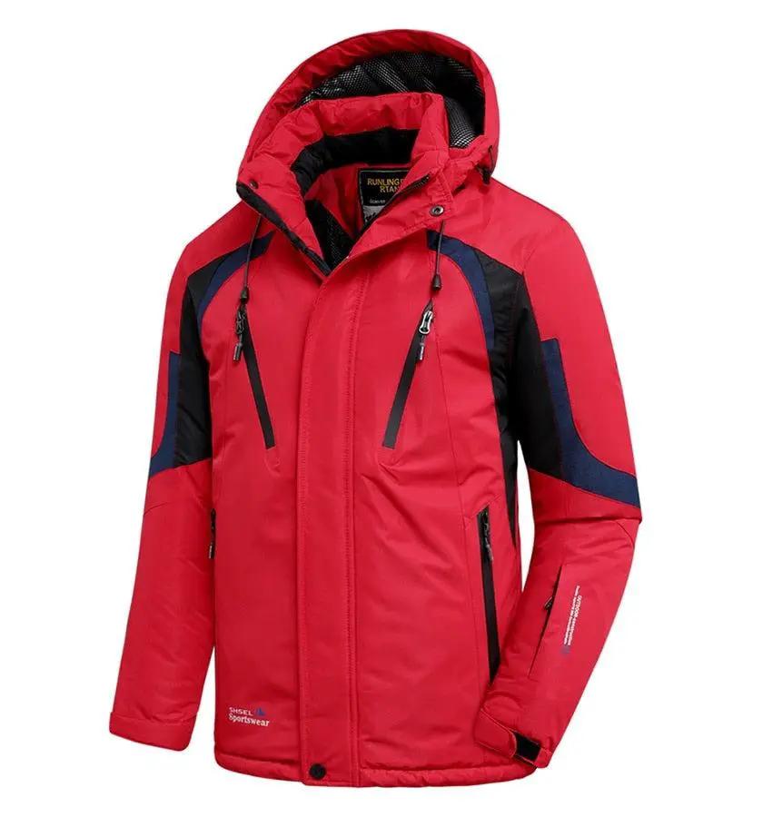 Men's Blue Winter Outdoor Jacket Waterproof