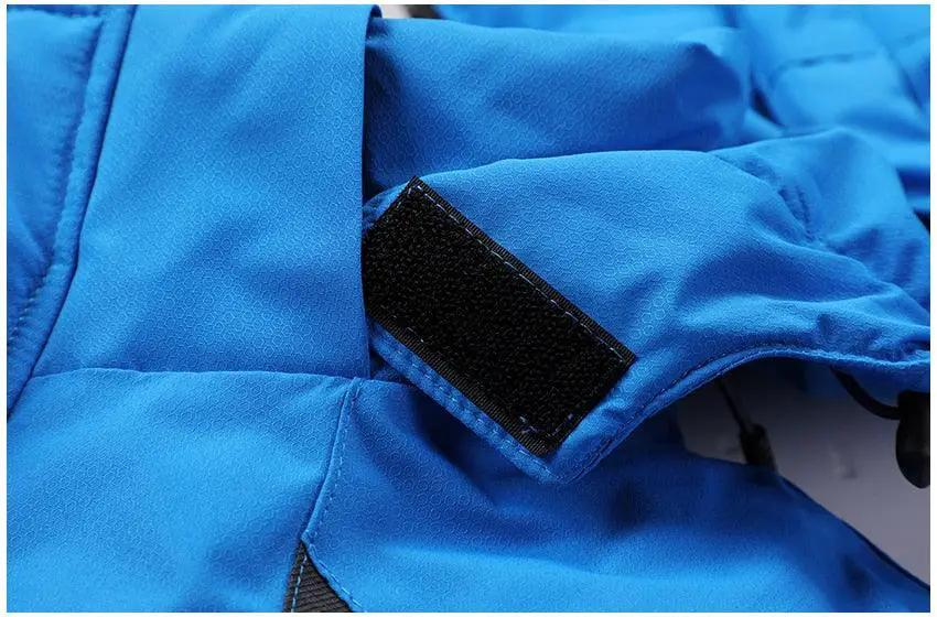 Men's Blue Winter Outdoor Jacket Waterproof