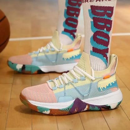 Men's Breathable Basketball Shoes High Top