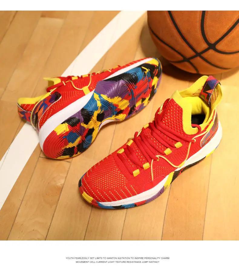 Men's Breathable Basketball Shoes High Top