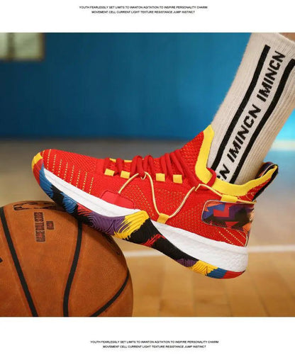 Men's Breathable Basketball Shoes High Top