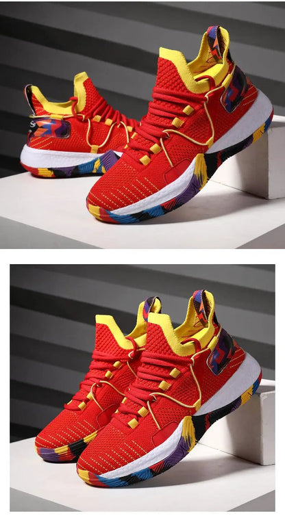 Men's Breathable Basketball Shoes High Top