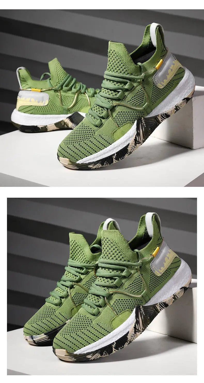 Men's Breathable Basketball Shoes High Top