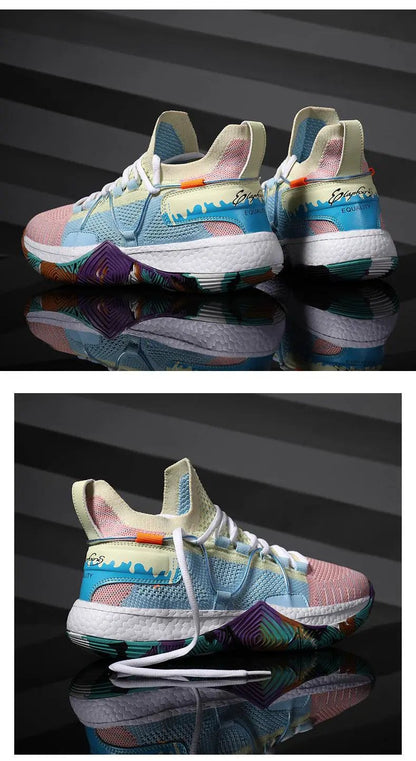 Men's Breathable Basketball Shoes High Top