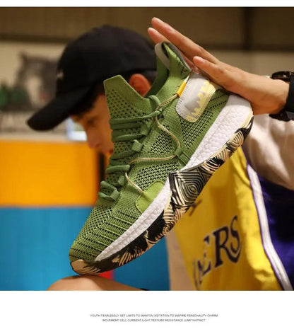 Men's Breathable Basketball Shoes High Top