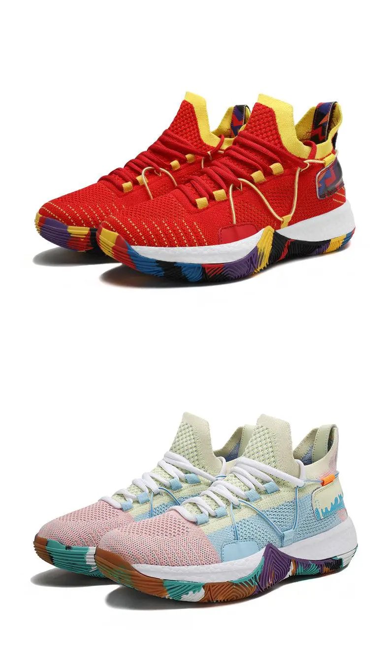 Men's Breathable Basketball Shoes High Top