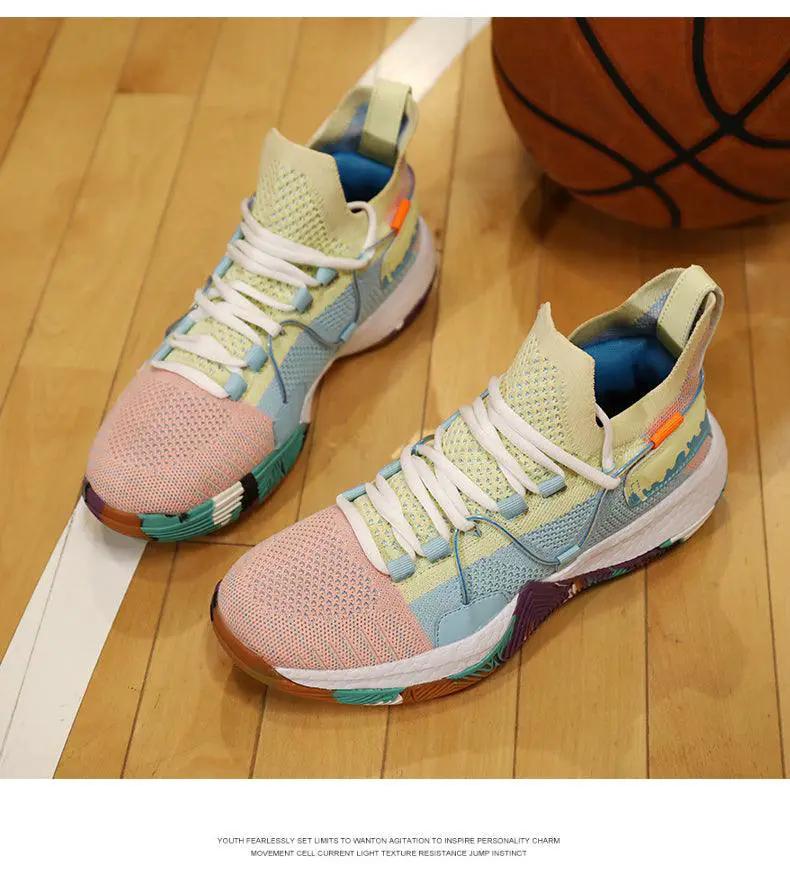 Men's Breathable Basketball Shoes High Top