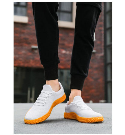 Mens Black Mesh Sneakers with a Breathable Insole