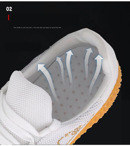 Mens Black Mesh Sneakers with a Breathable Insole